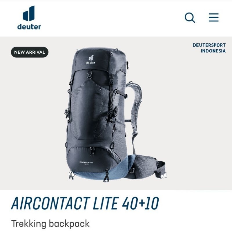 Deuter Aircontact Lite 40 10 Trekking Backpack