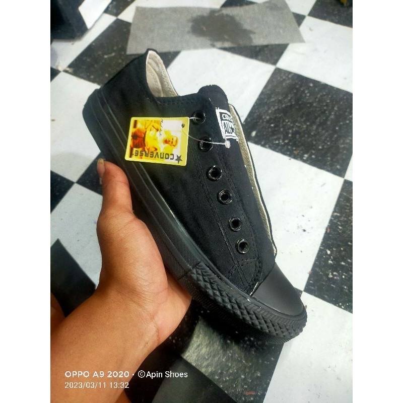 SEPATU CONVERSE ALL STAR SEPATU SEKOLAH HITAM POLOS
