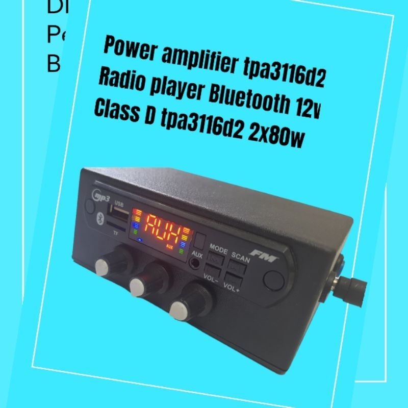 AEBDG POWER AMPLI MINI CLASS D 2x120WATT SUBWOOFER TPA3116D2  / Amplifier Subwoofer TPA3116D2 / Ampl