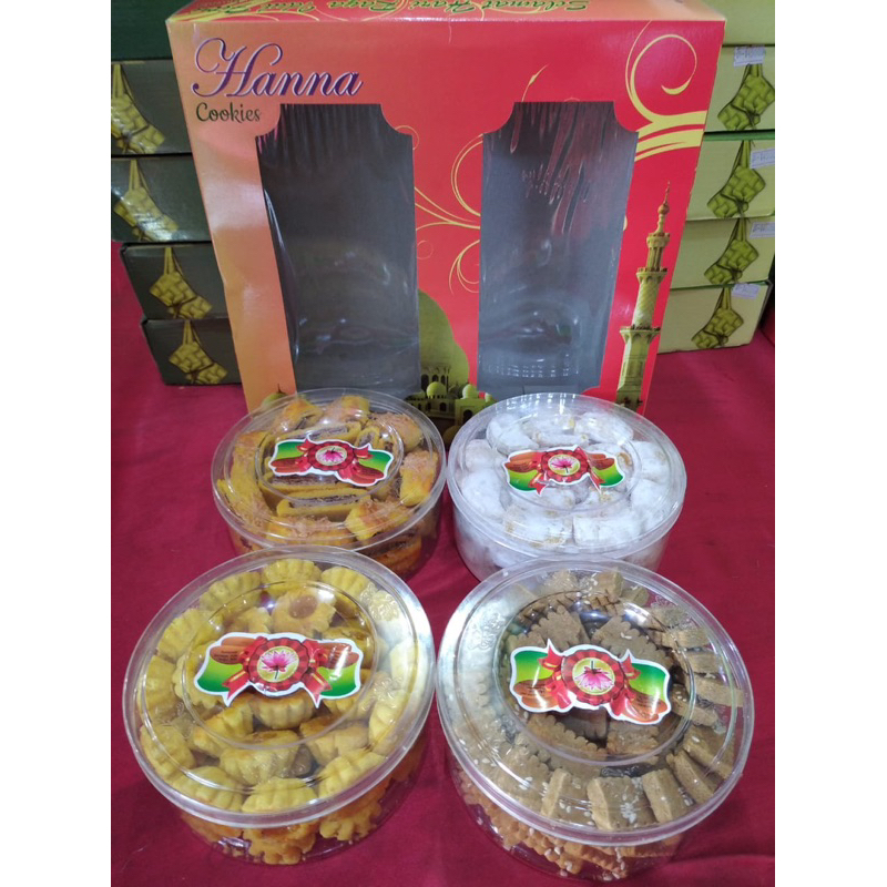 

Kue Kering Hanna Isi 4 Toples / Kue Kering Lebaran Idul Fitri Murah Bandung / Hampers Lebaran Idul Fitri