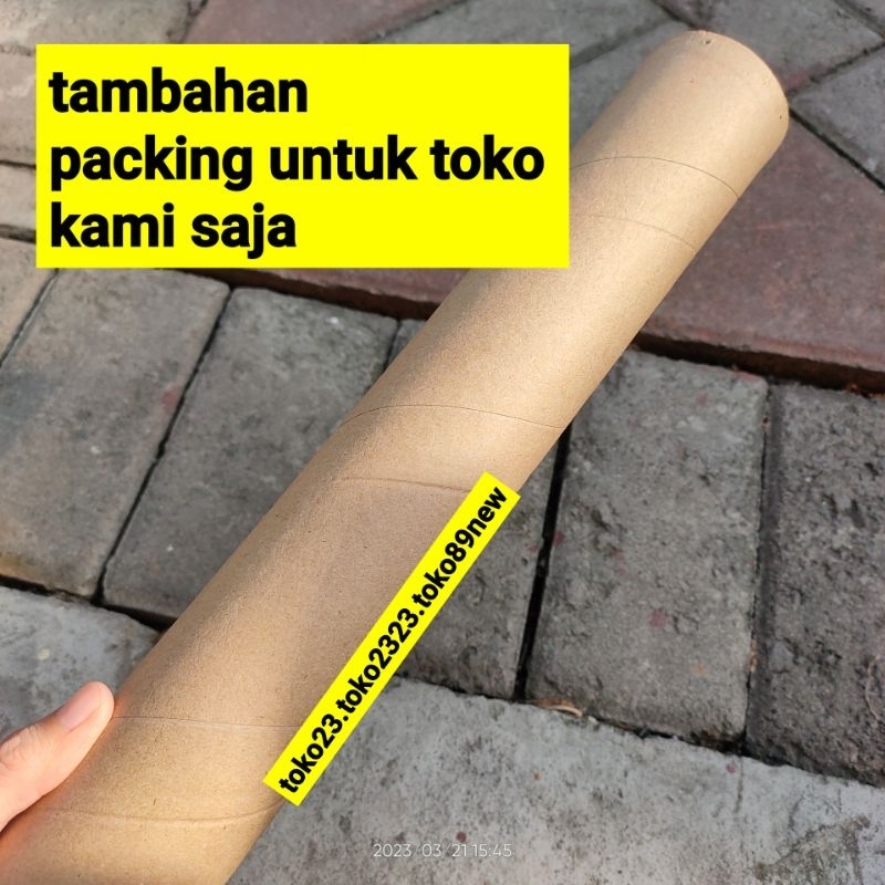 

tambahan selongsong packing luar untuk pembeli skotlet ditoko kami