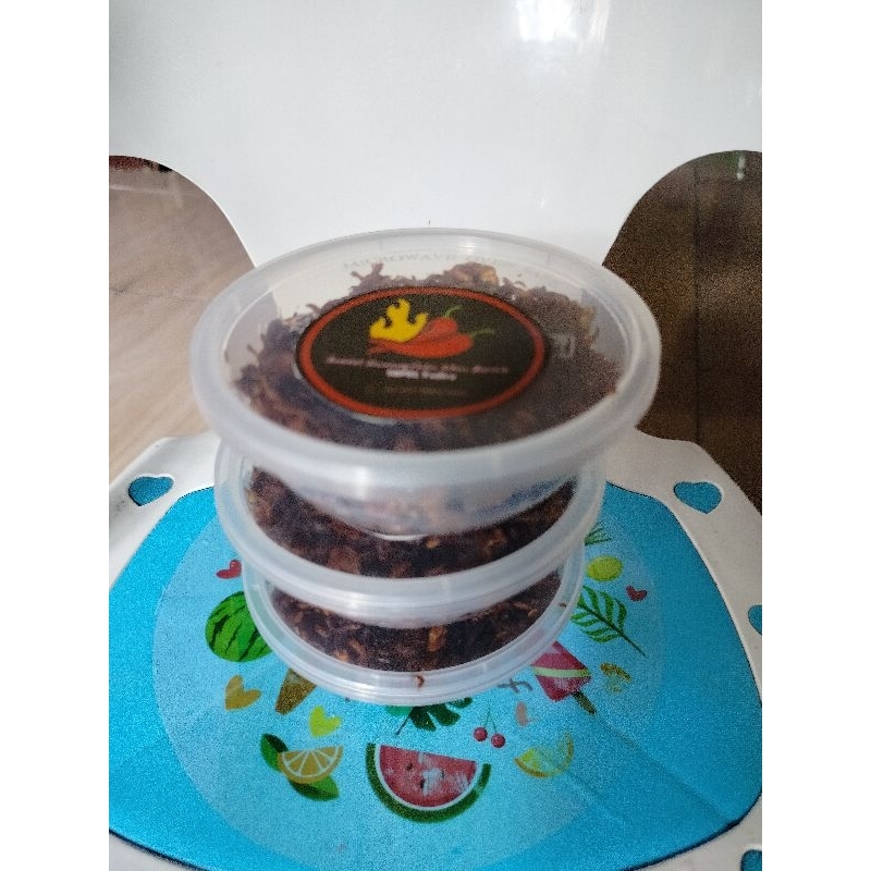 

paket hemat 3 cup sambal bawang pedas khas lombok