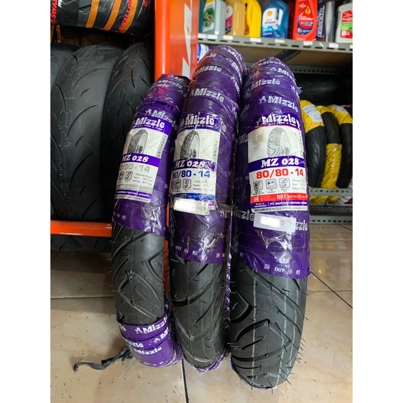 Ban mizzle mz028 ring 14 90/80 80/80 70/80 60/90 tubetype 1ban