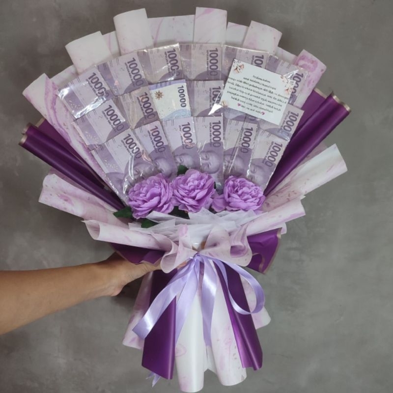 Buket Bouquet bunga wisuda pernikahan ulang tahun acara besar lainnya bisa request