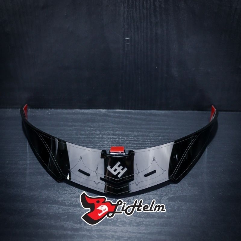SPOILER RSV FF500 / RSV 300 / SPOILER HELM RSV FF500/RSV300 HITAM BENING MURAH KUALITAS MEWAH
