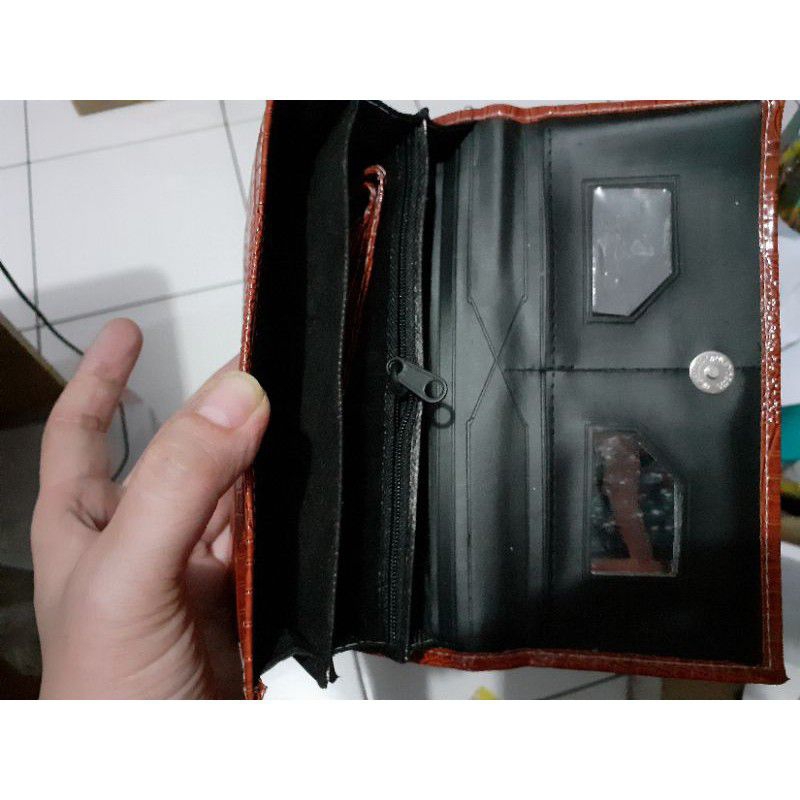 Dompet lipat panjang - dompet wanita slempang lokal Quality