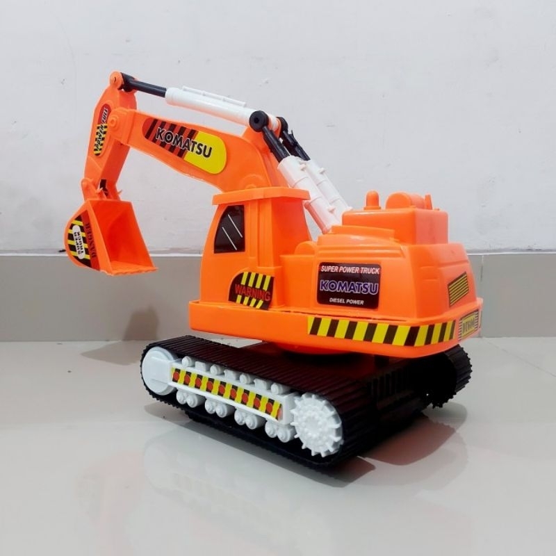 Mainan Mainan Truk Excavator Jumbo - Mobil Beko Konstruksi Besar Anak