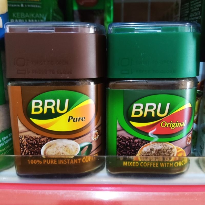 

Bru Pure dan Bru Original Coffee India Kopi India