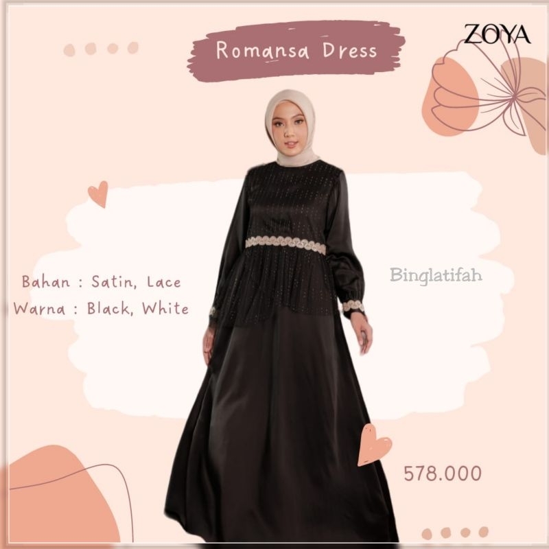Romansa Dress Gamis Muslim by Zoya
