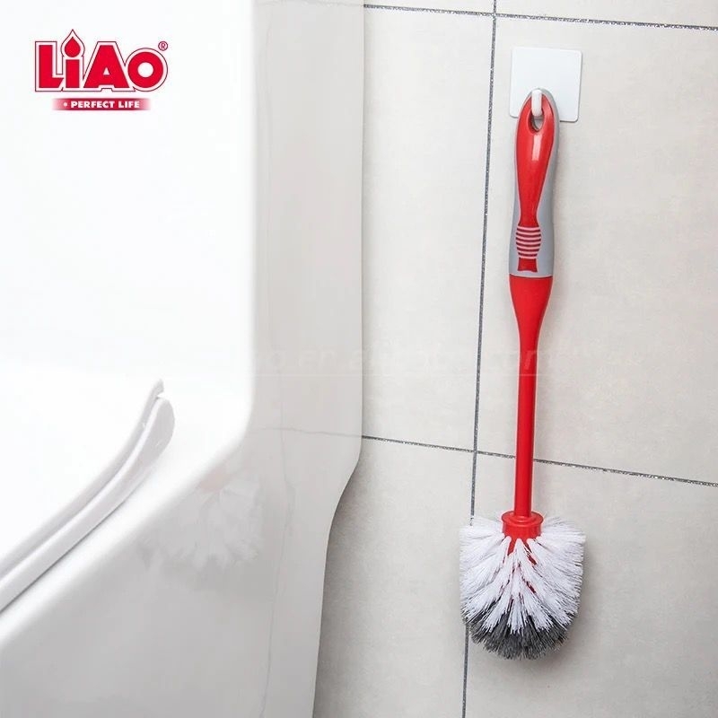 LIAO Sikat Kloset Gagang Kuat Closet Brush Sikat Pembersih Kamar Mandi (D130033)