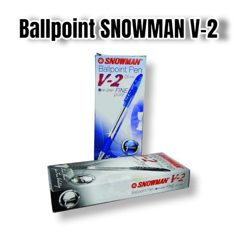 

Bolpen / Ballpen / Ballpoint SNOWMAN V-2 Fine Point' 0.6mm