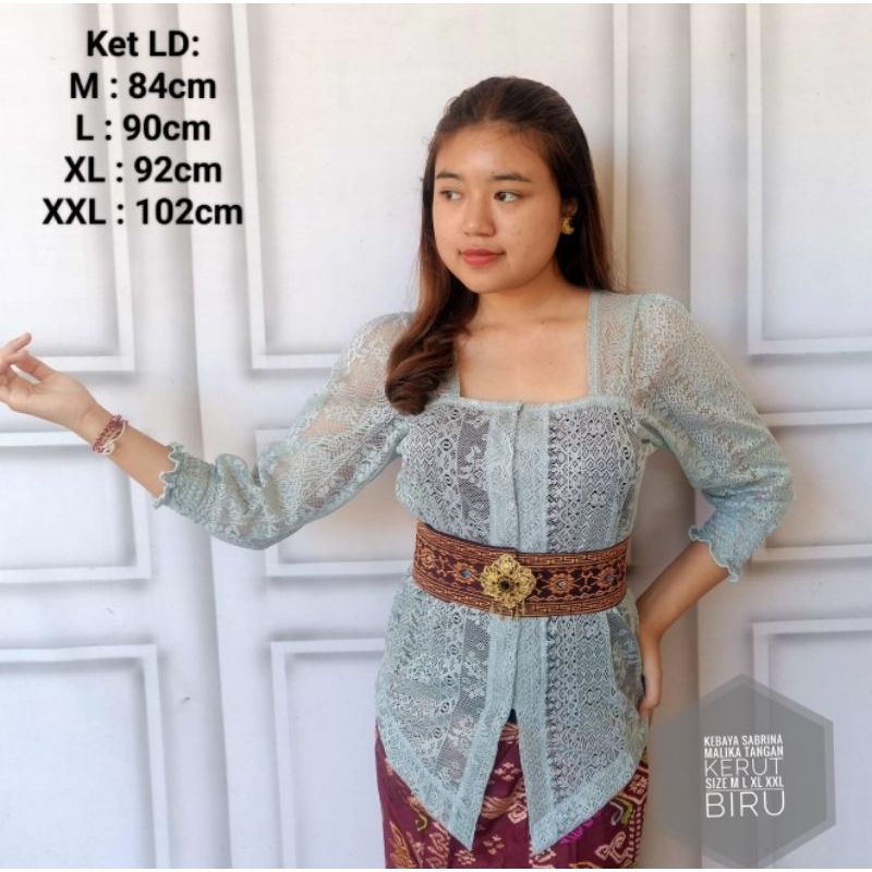 Kebaya Sabrina Malika Tangan Kerut