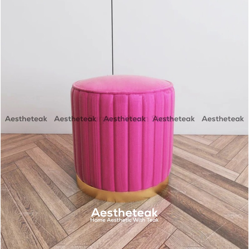 SOFA STOOL BULAT OTTOMAN - PINK FANTA