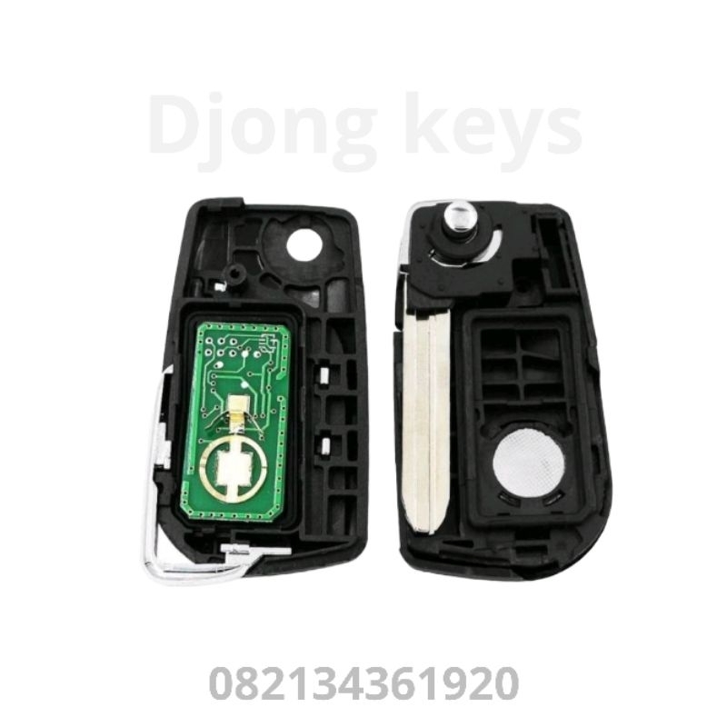 kunci remot alarm lipat/flipkey Toyota innova 2005-2015