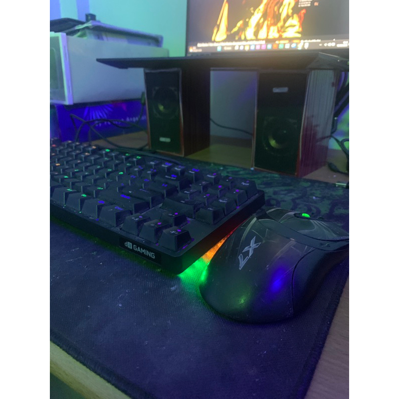 Mouse Spider X7 & Keyboard DA Gaming Meca 8