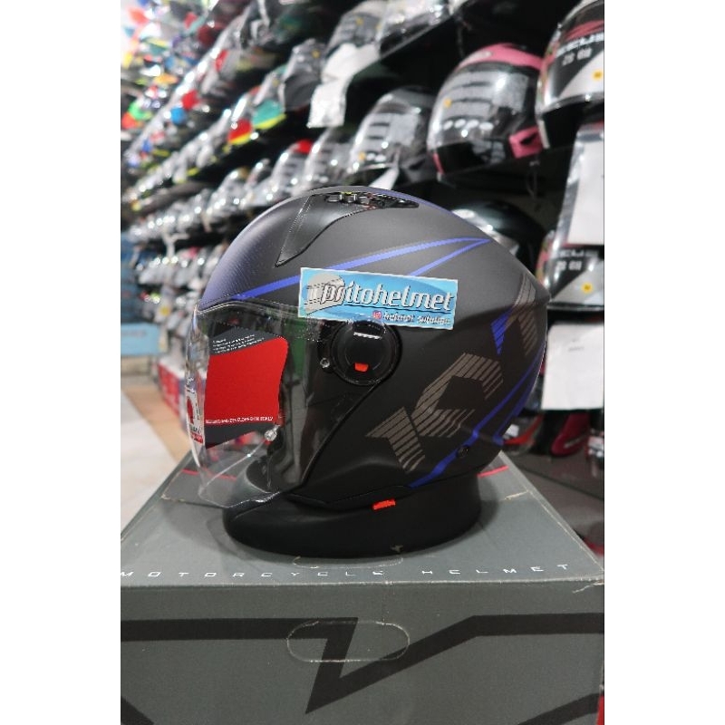 KYT D City Colorfull Black Blue