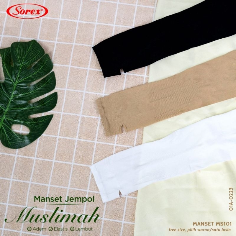 Manset Sorex Muslimah MS 101 ( Jempol) &amp; MS 102 handshock