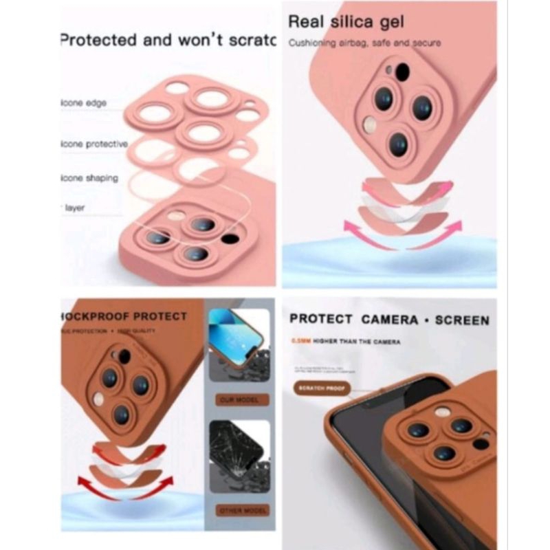 SOFTCASE PRO CAMERA MACARON INFINIX HOT 12i