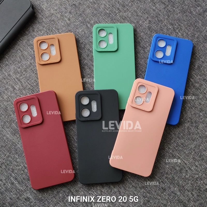 INFINIX ZERO 20 CASE PRO CAMERA MACARON CASE INFINIX ZERO 20