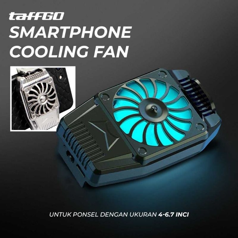 Cooling Fan Pad Hp Gamepad Gaming Mobile Radiator Cooler Pendingin Hp Gaming 4-6,7 Inchi