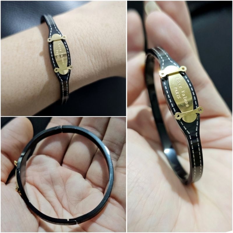 Gelang Titanium asli Premium Quality Anti karat anti alergi Stainless steel ori Gtt918