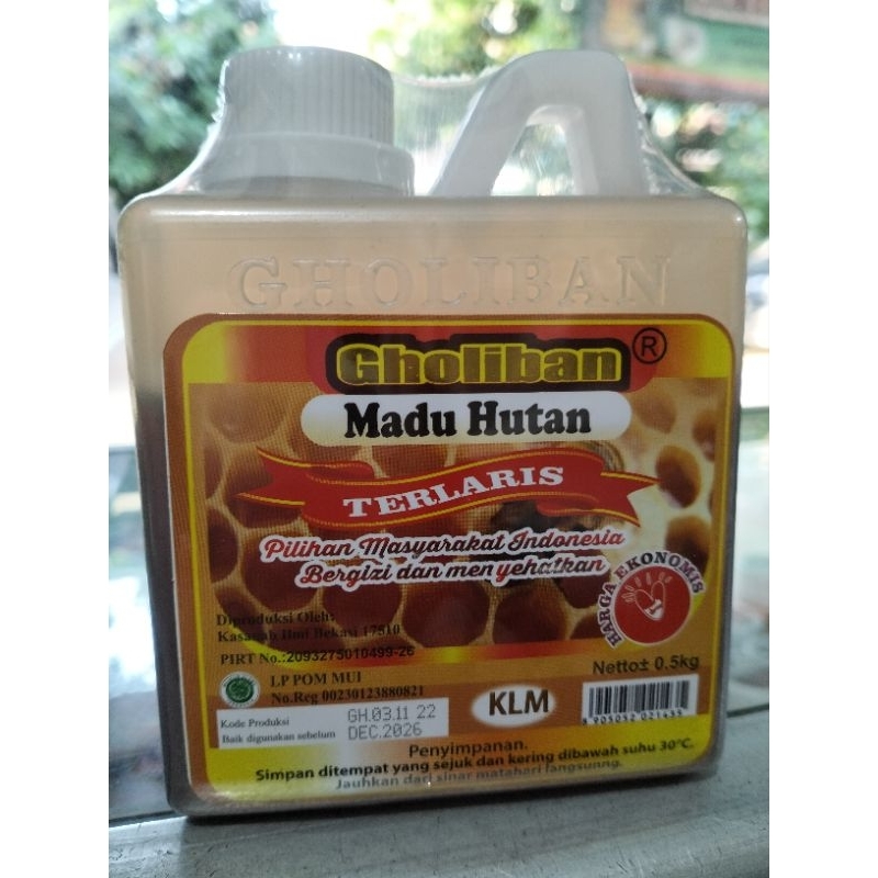 

GHOLIBAN MADU HUTAN KLM BOTOL EMBOS 500GR