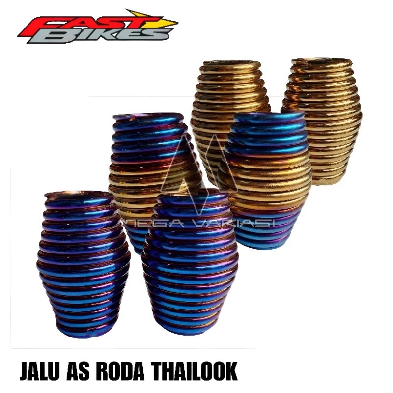 JALU AS RODA DEPAN THAILOOK JALU AS MODEL PER ULIR SPILAR BAHAN TEBAL IMPORT COCOK UNTUK SEMUA JENIS MOTOR MIO BEAT SCOOPY NMAX PVX AEROX VARIO DLL