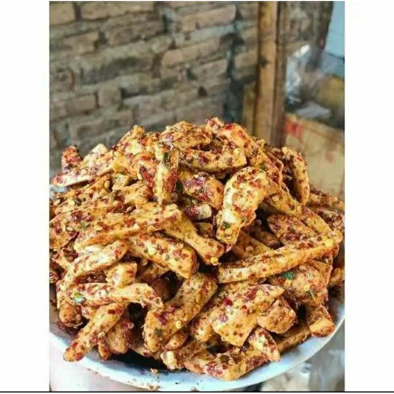 

Basreng pedas daun jeruk 250gra