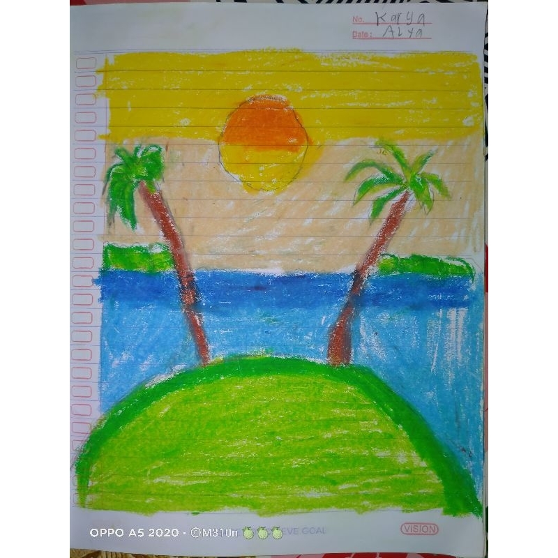 

goresan crayon bocil