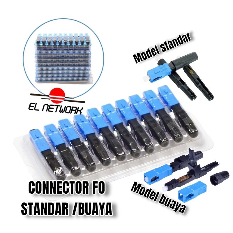 CONNECTOR FIBER OPTIC FAST CONNECTOR STANDAR/BUAYA
