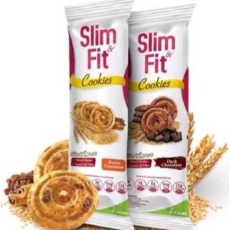 Slim fit Cookies sachet dark chocolate ecer