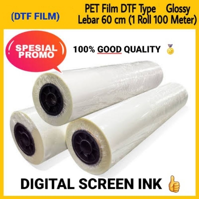 pet film dtf roll digital print sablon baju dtf