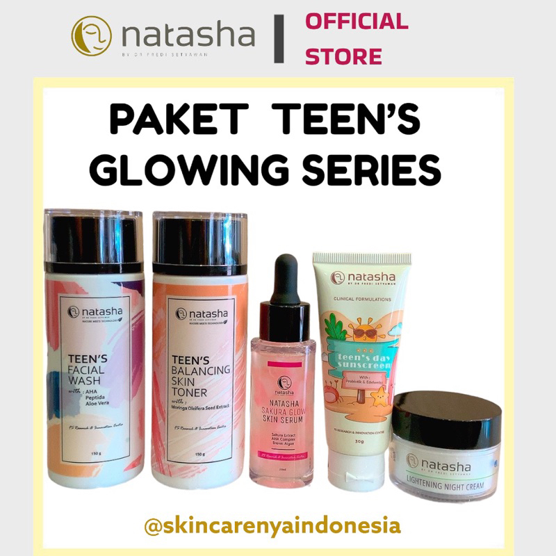 NATASHA SKINCARE PAKET REMAJA GLOWING SERIES