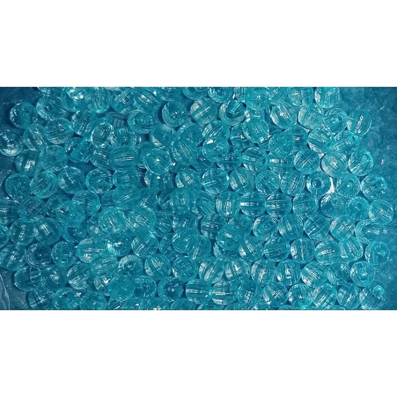 Manik kaca kristal bulat