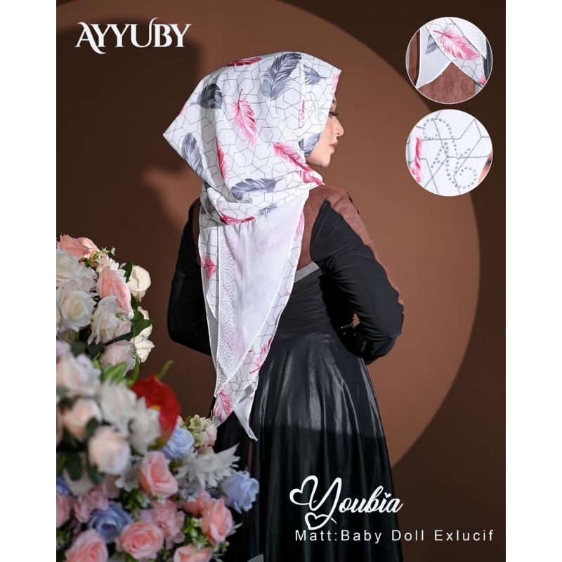 HIJAB HOODIE YOUBIA MOTIF BY AYYUBY