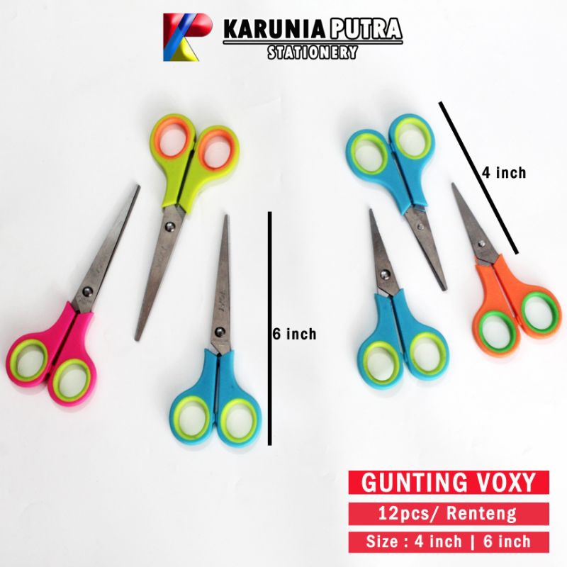 Gunting Kertas Warna Warni Kecil Sedang