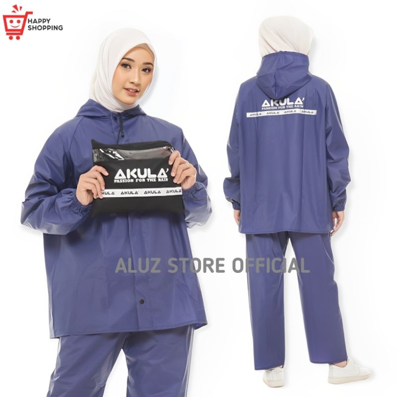 JAS HUJAN, RAINCOAT Terbaik Pria Wanita Dewasa By AKULA Anti Rembes