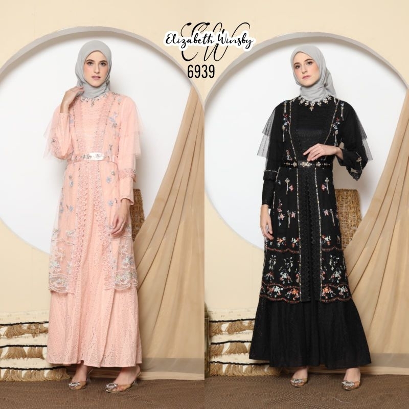 NEW ARRIVAL ELIZABETH WINSBY SETELAN OUTER GAMIS MUSLIM FASHION GAMIS MUSLIM PESTA