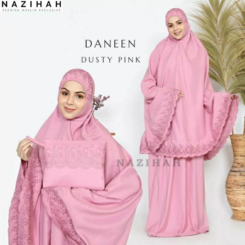 Mukena Siti Khadijah Katun Bordir Khodijah jumbo Dewasa Pasteleena [GROSIR/ECER MURAH]