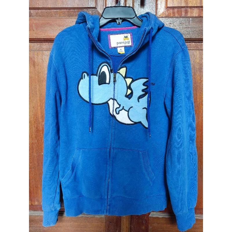 zip hoodie pancoat biru