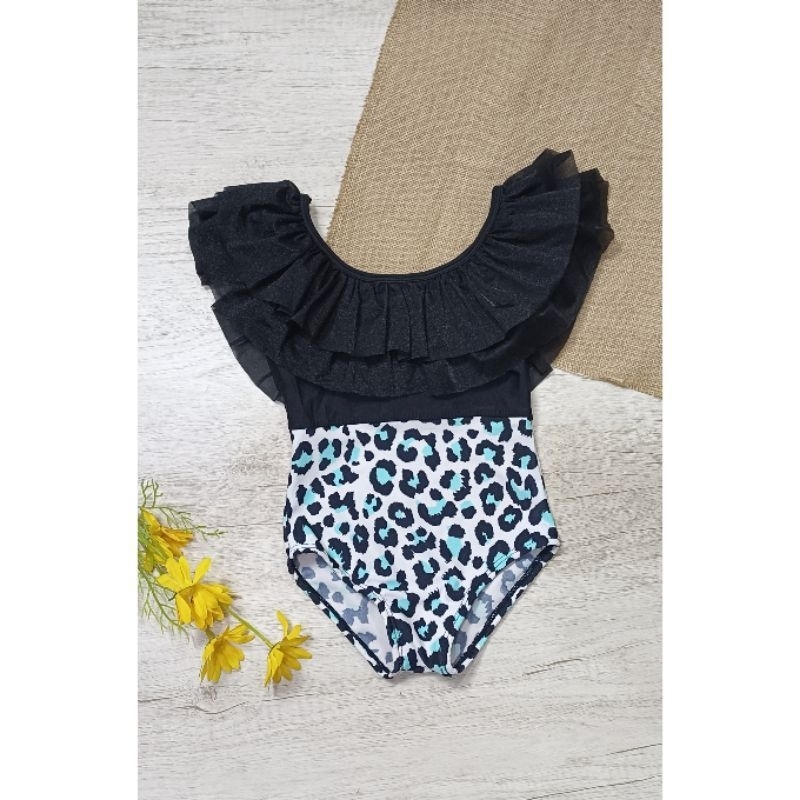 baju renang anak perempuan Loreng 6bulan-5tahun import