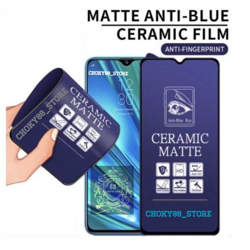 Tempered Glass Blue Oppo A16 A16E A16K A17 A17K A15 A15s A16s A31 A12 A12E A12s Tg Blue Oppo Ceramic