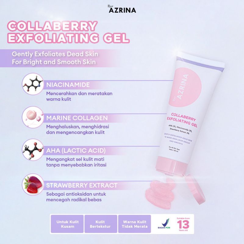 AZRINA Collaberry Body Exfoliating Gel