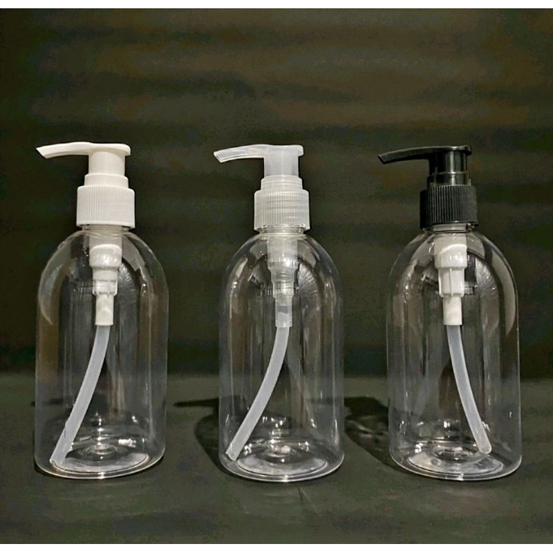BOTOL 250 ML LOTION PUMP OVAL PUMP LOTION