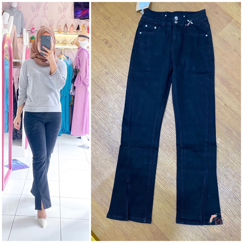 Cutbray Belah Jeans Import #4999