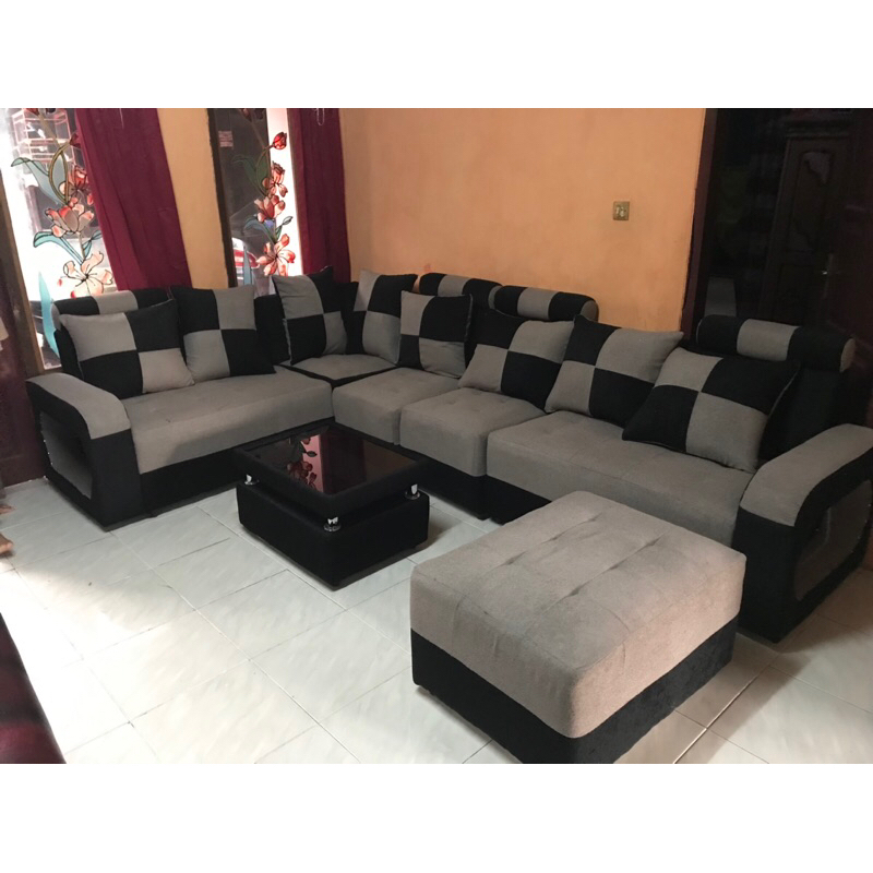 sofa sudut beranak leter u
