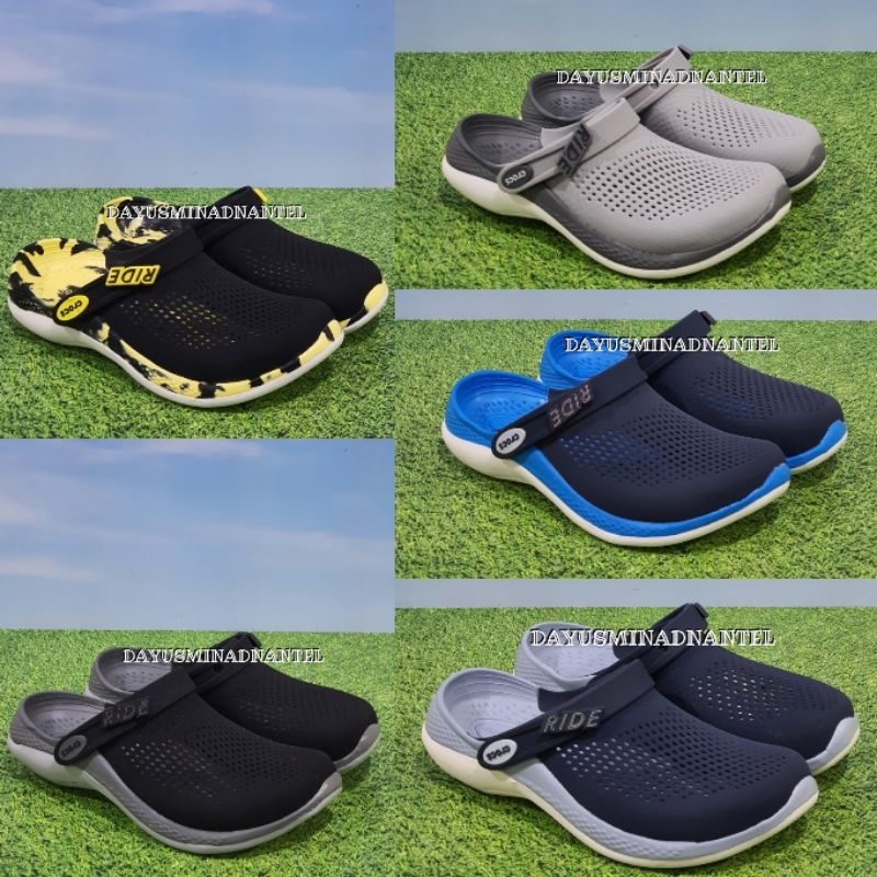 CROCS LITERIDE / CROCS LITERIDE 360 / SENDAL CROCS LITERIDE MARBLED CLOG UNISEX ORIGINAL