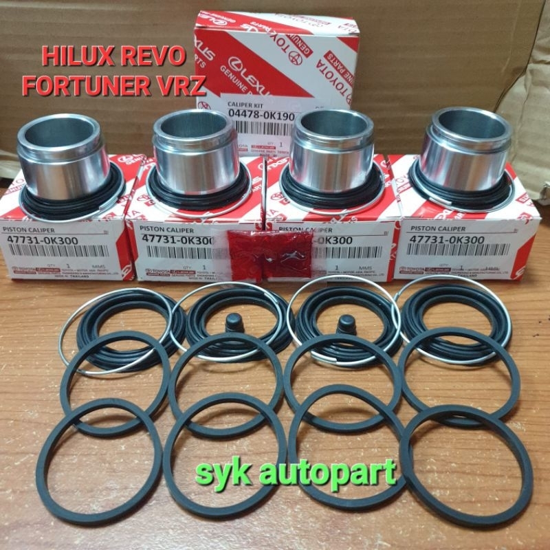 PISTON CALIPER KIT HILUX REVO FORTUNER VRZ CALIPER KIT+PISTON 2 RODA