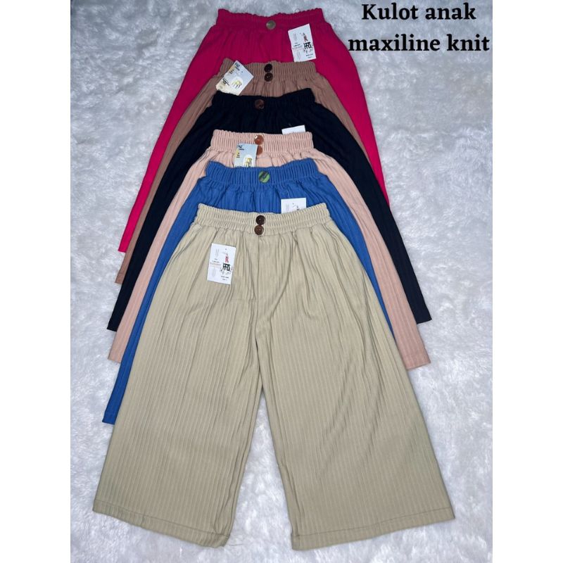 (KNIT anak) KULOT KNIT ANAK PREMIUM/celana anak terbaru