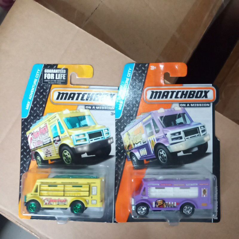 food truck matchbox on mission